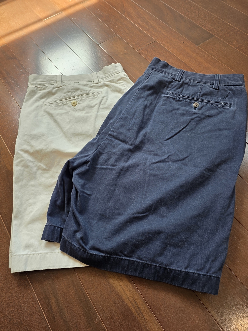 Nautica Khaki and Navy Men’s Shorts
